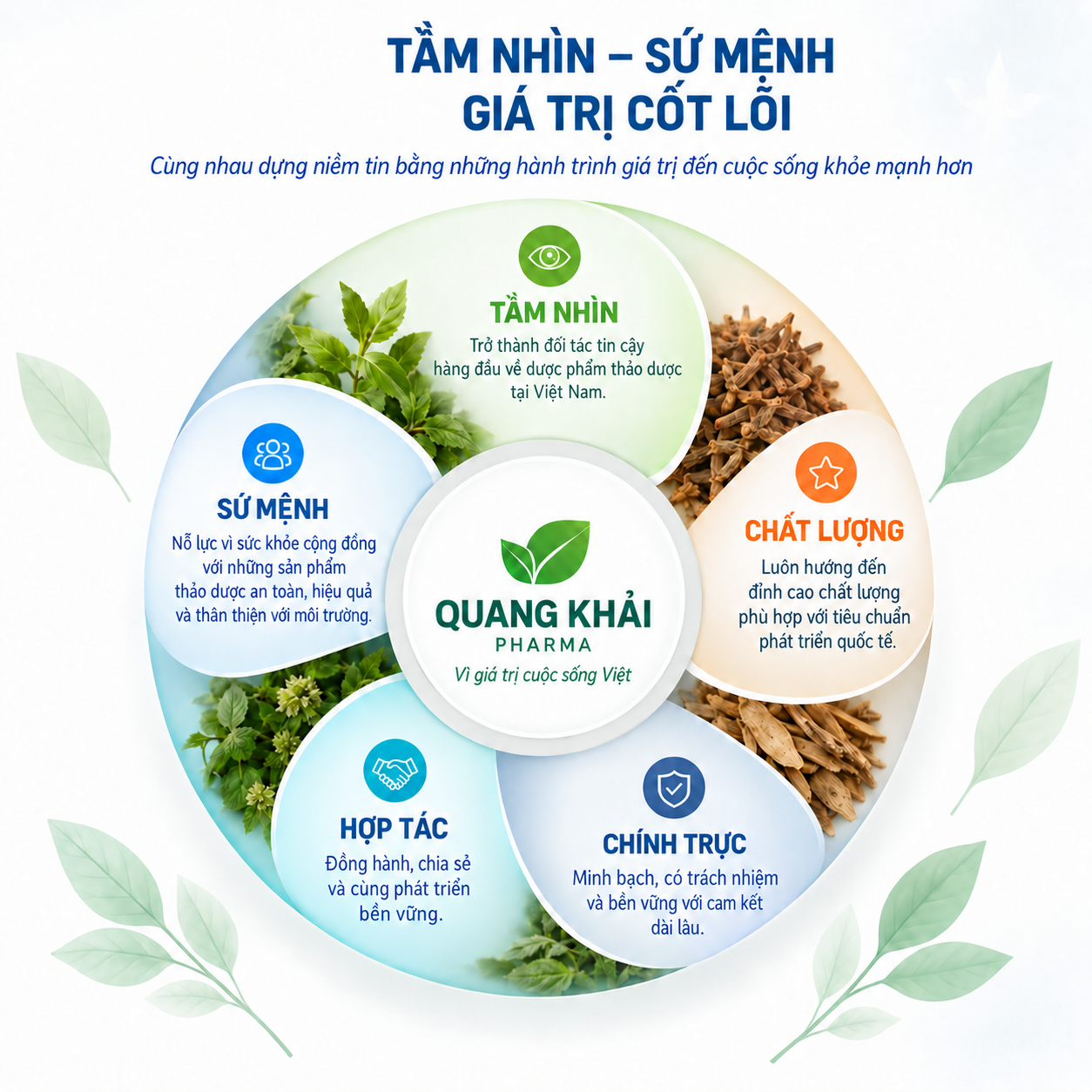 Tầm nhìn – Sứ mệnh – Giá trị cốt lõi Quang Khải